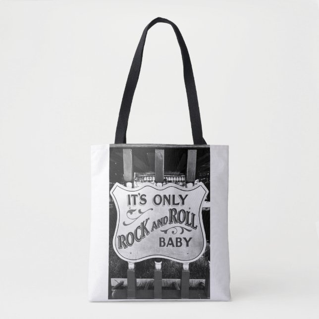 Sac à main 'C'est juste du rock and roll bébé' (Devant)
