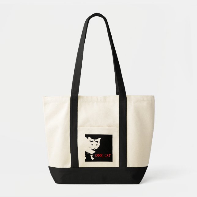 SAC À MAIN CHAT SYMPA (Devant)
