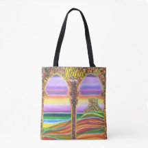 Sac à main Château Italien sur la Mer Art Bag
