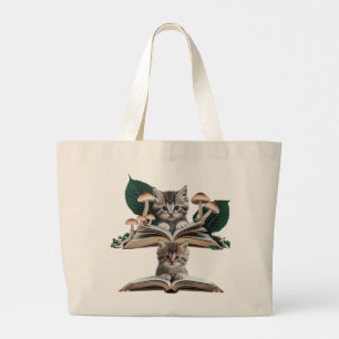 Sac à main chaton bibliophile magique – Chat fanta