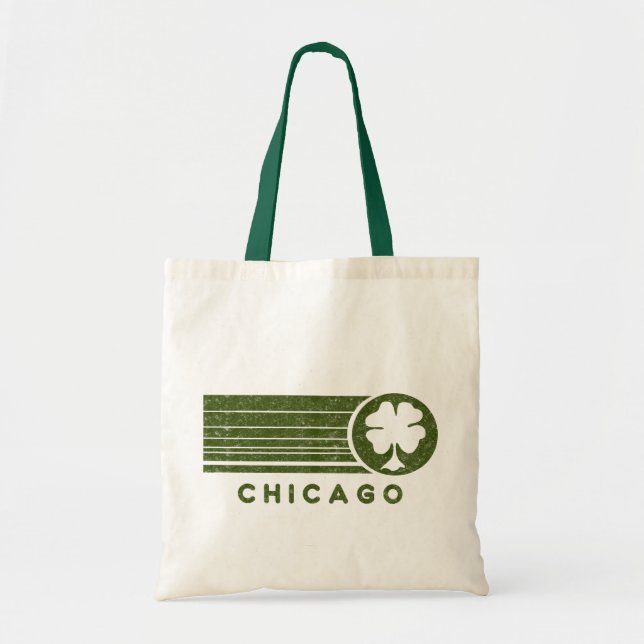 Sac à main Chicago Irish Four Leaf Clover (Devant)