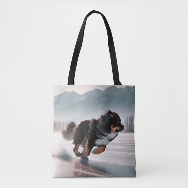 Sac à main Chien en course (Devant)