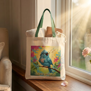 Sac à main citation Blue Bird