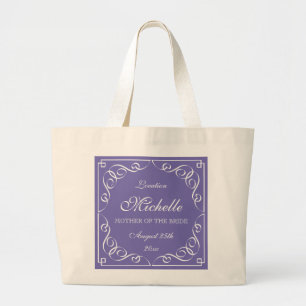 Sac à main classe violet pour la mère de la mariée