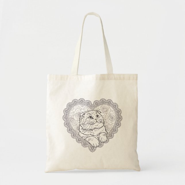 Sac à main Collection rituel d'art linéaire  (Devant)