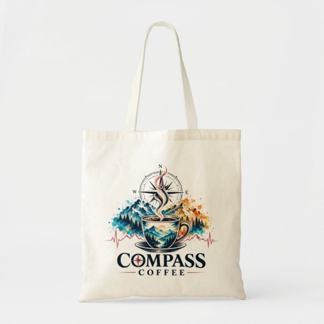 Sac à main Compass Coffee Mountain Escape (Devant)