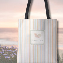 Sac à main coquillages Coastal Calm – Rayures past