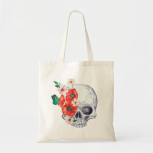 Sac à main crâne floral