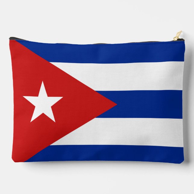 Sac à main Cuba avec drapeau à coudre et imprimer (Verso)