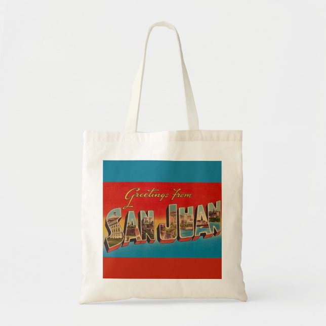 Sac à main de bienvenue rétro San Juan (Devant)