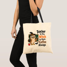 Sac à main de café pour enseignante le jour et sor
