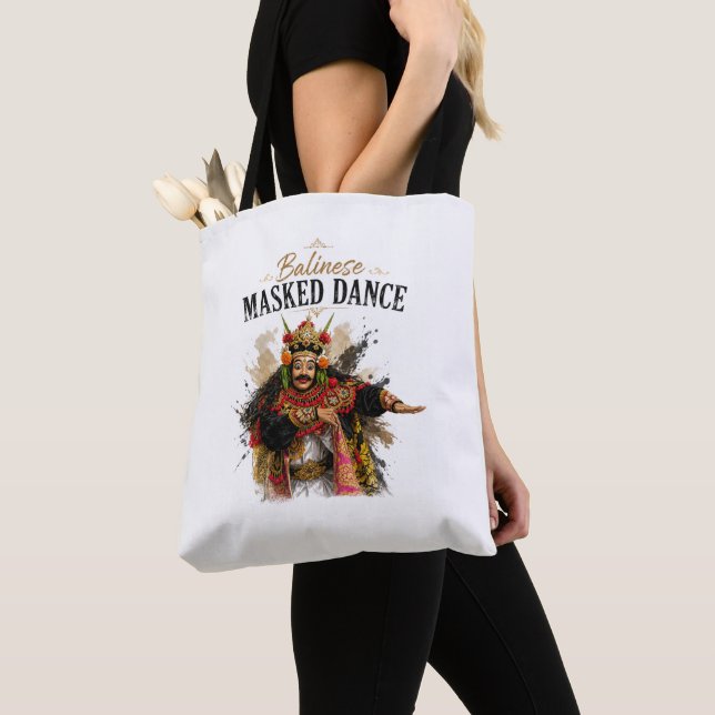 Sac à main de danse masquée balinaise (De près)