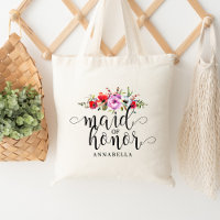 Sac à main de demoiselle d'honneur bouquet floral