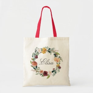Sac à main de demoiselle d'honneur Couronne floral