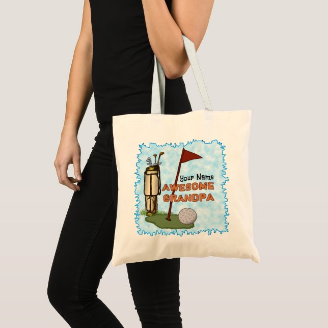 Sac à main de golf Awesome Grandpa (Devant (produit))
