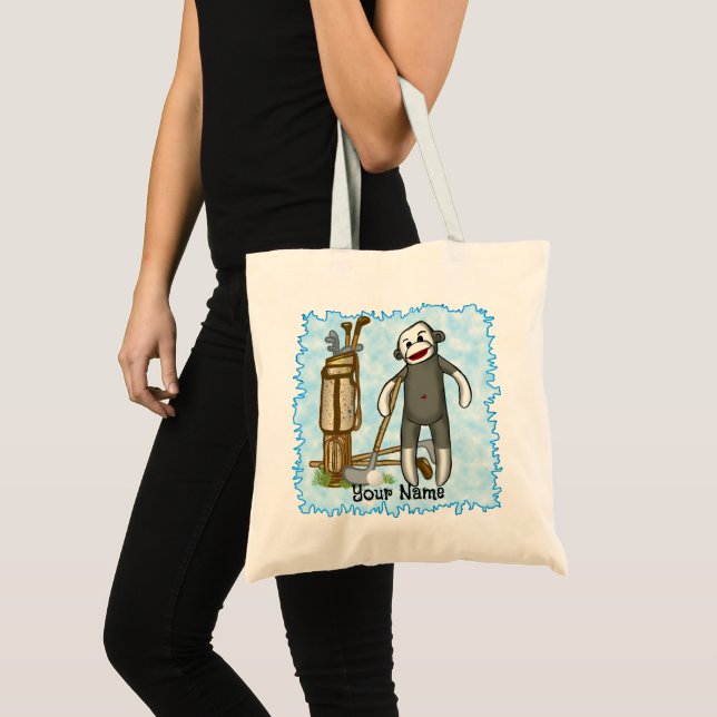 Sac à main de golf Singe Chaussette  (Devant (produit))