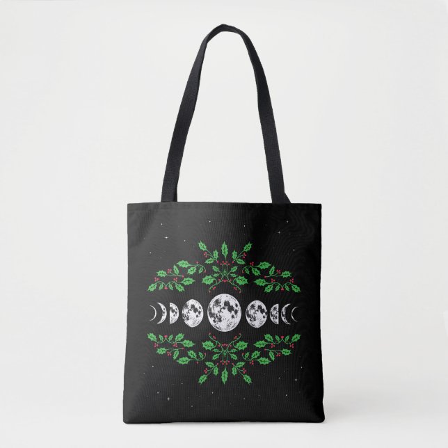 Sac à main de jardin avec phases lunaires (Devant)