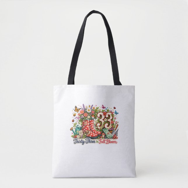 Sac à main de jardinage pour 33e anniversaire pour (Devant)