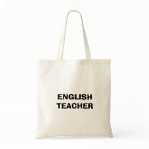 Sac à main de la profession d'enseignant d'anglais