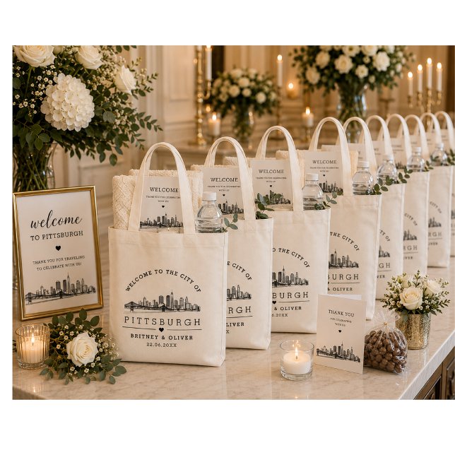 Sac à main de la skyline de Pittsburgh – Cadeau de (Créateur téléchargé)