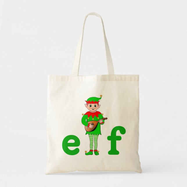 Sac à main de lutin de Noël moderne musical (Devant)