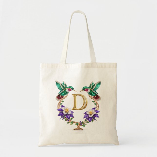 Sac à main de mariage D monogrammé Luxueux Colibri (Devant)