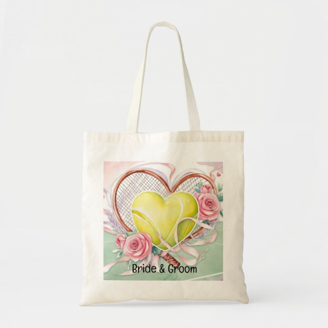Sac à main de mariage sur le thème du tennis pour  (Devant)