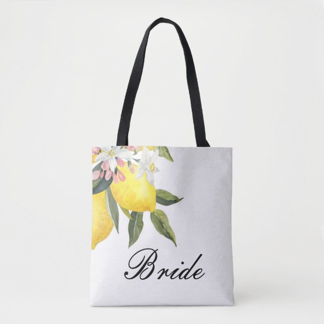 SAC À MAIN DE MARIEÉE AVEC DES CITRONS (Devant)