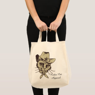 Sac à main de mode cowboy chat rodeo vintage