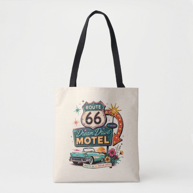 Sac à main de motel rétro milieu du siècle (Devant)