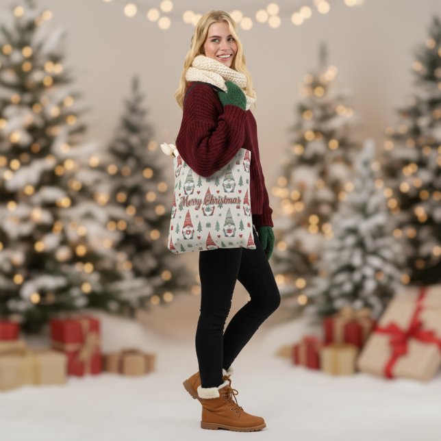 Sac à main de Noël scandinave avec lutin mignon (Créateur téléchargé)