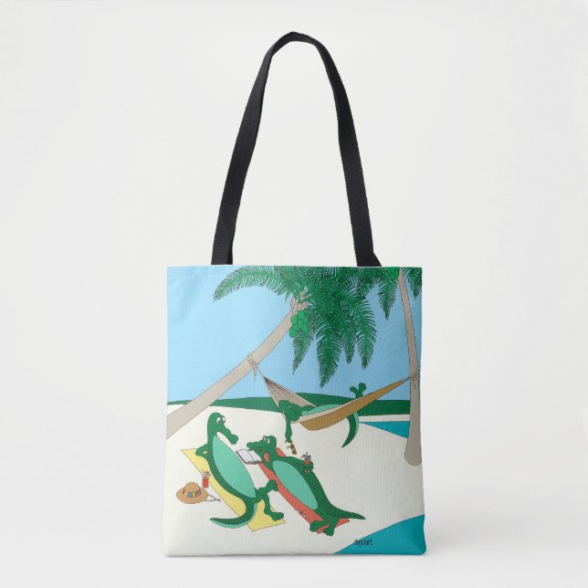 Sac à main de plage Sandy Toes (Devant)