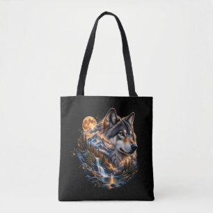Sac à main de randonnée Totem Loup Majestueux Plei