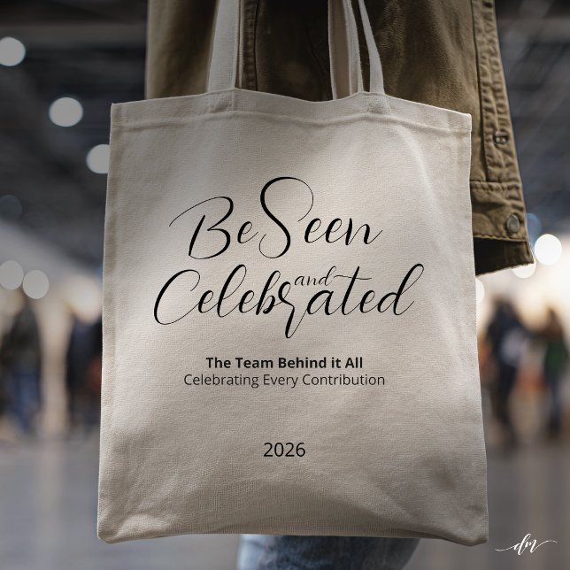 Sac à main de reconnaissance modifiable (Recognition tote designed for events—clean, modern branding that elevates appreciation.)