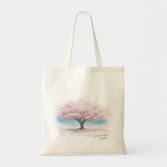 Sac à main de Seattle Cherry Tree Blossom (Devant)