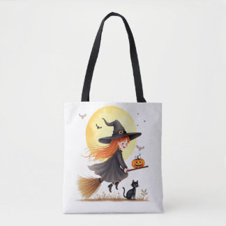 Sac À Main De Sorcière Mignonne Sur Balai