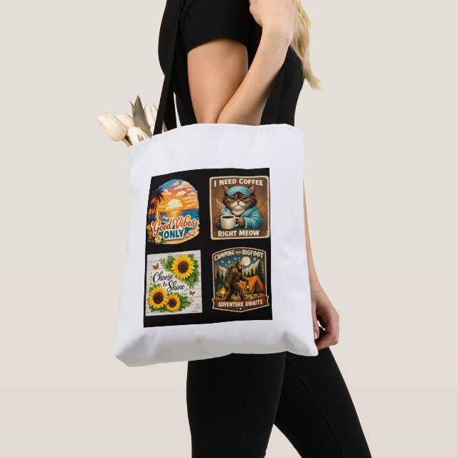 Sac à main de stade Motivational – Transportez vot (De près)