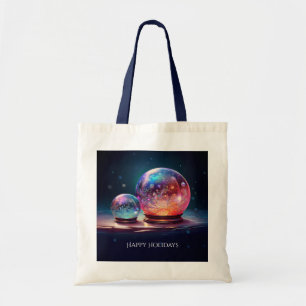 Sac à main de vacances Boules de neige en cristal