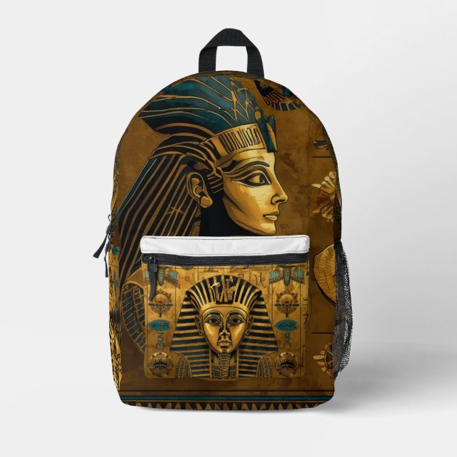 Sac à main découpé et cousu | Imprimé Ancien Doré (Recto)