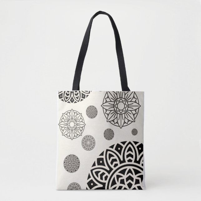 Sac à main design art mandal (Devant)