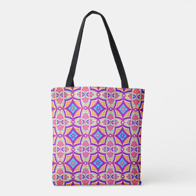 Sac à main d'été tribal de l'île Boho (Dos)
