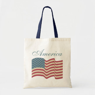 Sac à main drapeau américain rustique