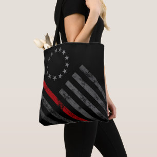 Sac à main Drapeau Américain Vintage Ligne Rouge