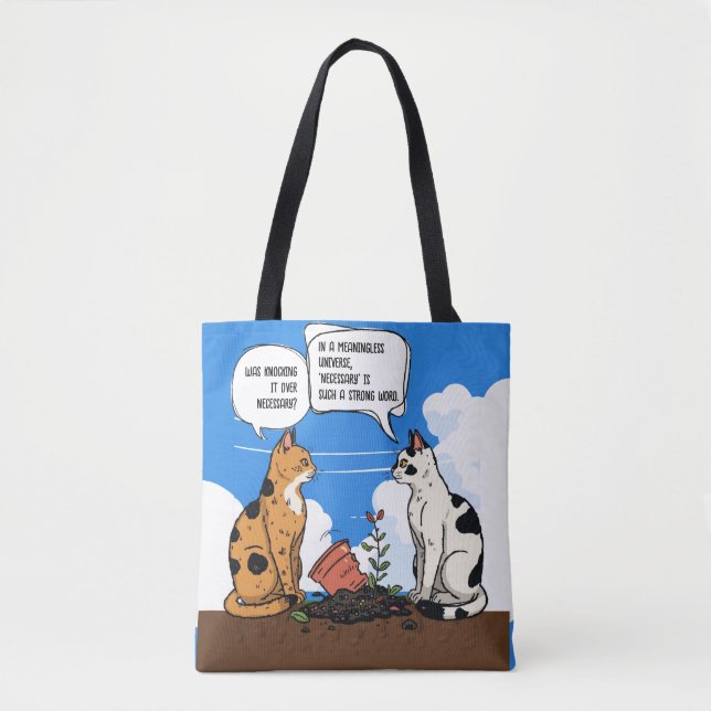Sac à main drôle de citation de chat amateur de ch (Devant)