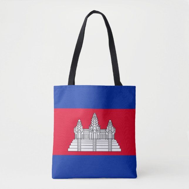 Sac à main du drapeau patriotique cambodgien (Devant)