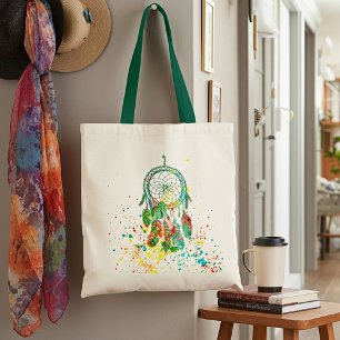 Sac à main éclaboussé attrape-rêves