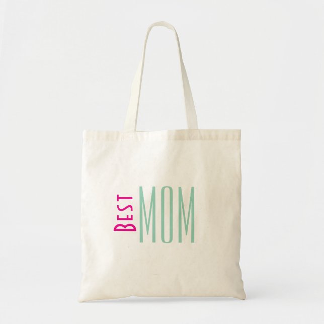 Sac à main écriture Best Mom (Devant)