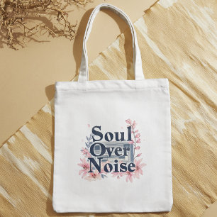 Sac à main élégant et stylé avec citation florale 