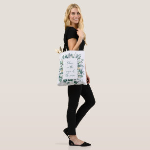 Sac à main élégant vert et or à motif botanique aq