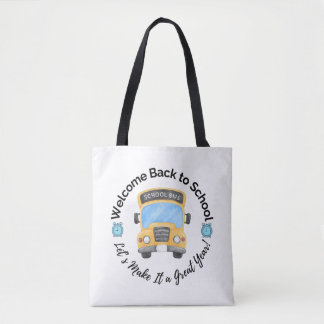 Sac à main en aquarelle pour bus scolaire